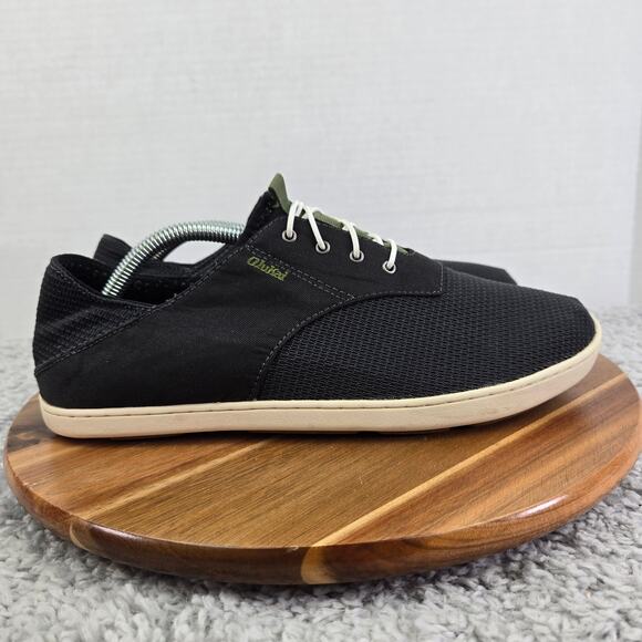 Olukai Nohea Moku Black Mesh Slip On Casual Daily Lifestyle Sneaker Mens 9.5 main image 10